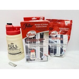 FULLER BRUSH  FULL CRYSTAL WINDOW GLASS  & SURFACE CLEANER  REFILL BAG 16 Oz NEW